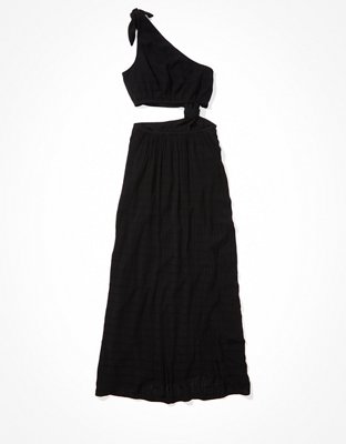 AE Cut-Out One Shoulder Midi Dress