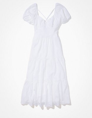 AE Open Back Corset Midi Dress