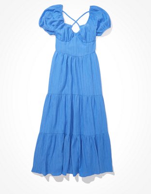 AE Open Back Corset Midi Dress