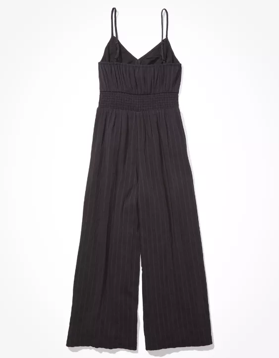 AE Striped Cut-Out Jumpsuit