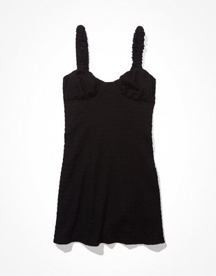 AE Ruched Slip Mini Dress