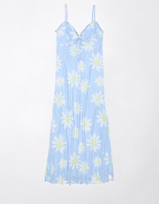 AE Vestido Midi Holgado de Malla