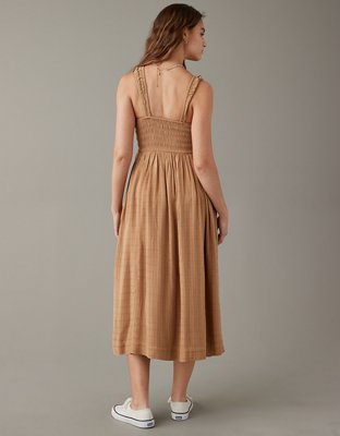 AE Corset Babydoll Midi Dress