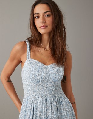 Aerie Smocked Midi Dress @ Best Price Online