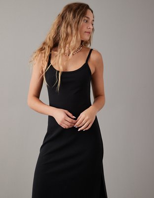 Sophie Racerback Tank Dress - Black