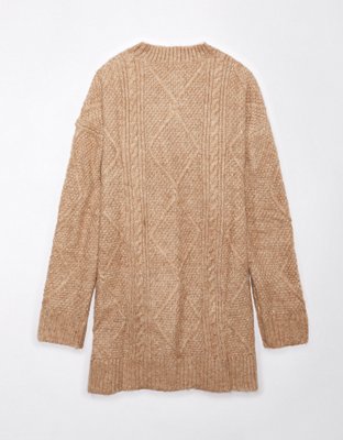 Buy AE Oversized Cable Knit Sweater Dress online