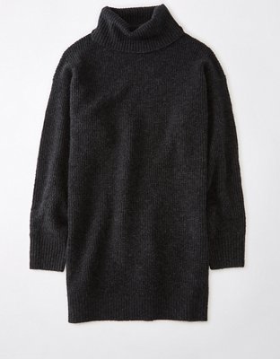 AE Oversized Turtleneck Sweater Dress | American Eagle