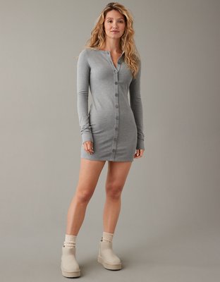 Long Sleeve Short Dress - 251023 