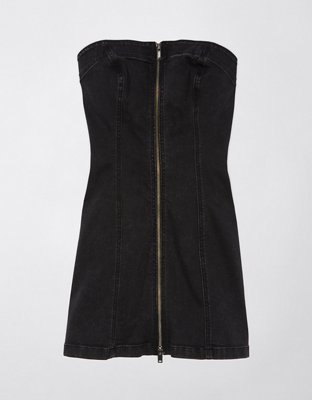 AE Denim Overall Mini Dress | American Eagle