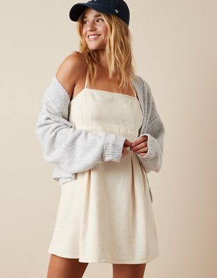 AE Dreamy Drape Pleated Strappy Mini Dress