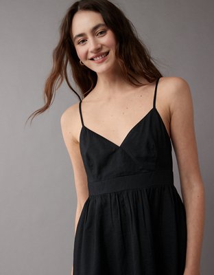 AE V-Neck Surplice Babydoll Dress