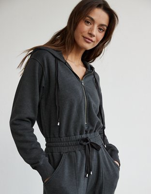 AE Fleece Hoodie Jumpsuit