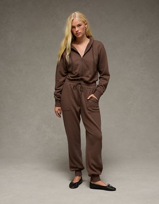 AE Fleece Hoodie Jumpsuit