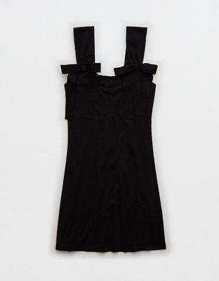 Женские платья American Eagle AE Knit Tie Strap Mini Dress — фото 2
