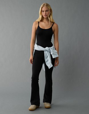 Black loose and flare jumper overall - Wapas