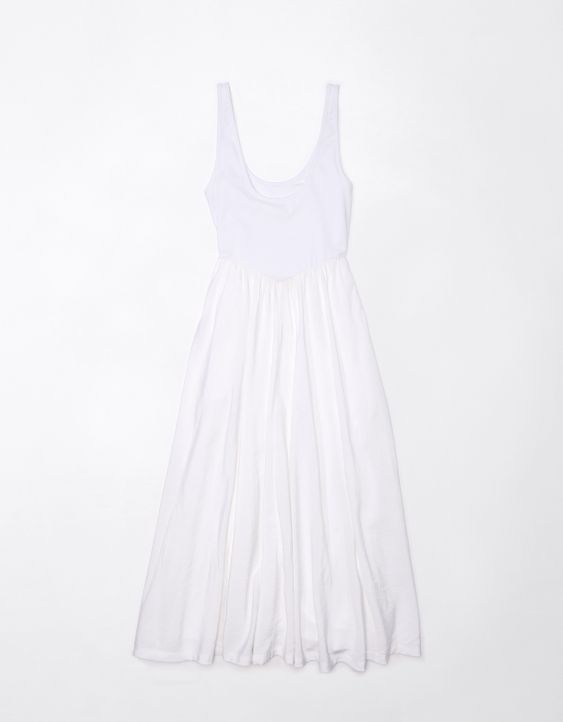 AE Woven Knit Midi Dress