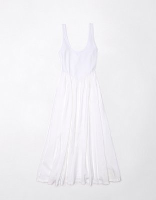 AE Woven Knit Midi Dress