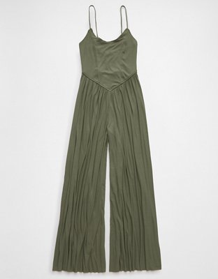 Combinaison-pantalon à jambe large Doux et sexy AE