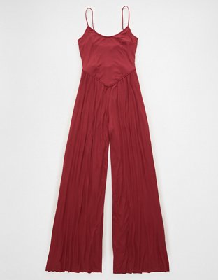 Combinaison-pantalon à jambe large Doux et sexy AE