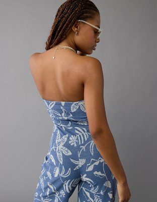 American Eagle AE Tie Front Strapless Jumpsuit — фото 5