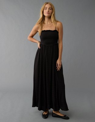 Женские платья American Eagle AE Smocked Waist Midi Dress — фото 5