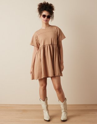 Ae short store sleeve shirt dress