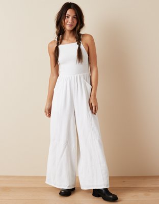 AE Smocked Wide Leg Jumpsuit