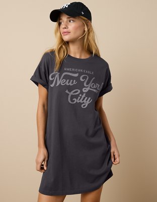 AE New York Graphic T Shirt Mini Dress Vancouver Mall