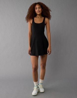 AE Knit Fit & Flare Mini Dress With Shorts