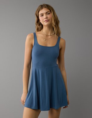 AE Knit Fit & Flare Mini Skort Dress