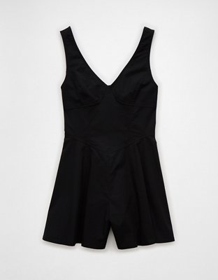 Женские комбинезоны American Eagle AE Poplin Corset Romper — фото 2