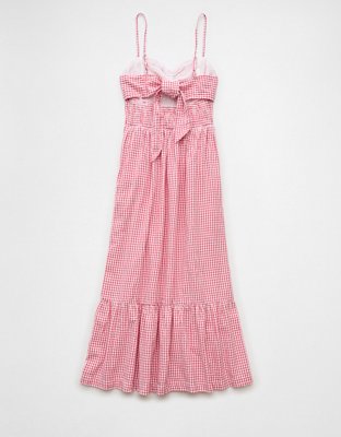 AE Sweetheart Gingham Midi Dress