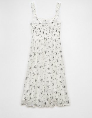 AE Corset Floral Midi Dress