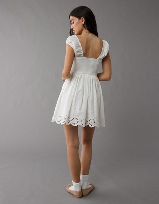 Женские платья American Eagle AE Ruched Cap Sleeve Mini Dress — фото 4