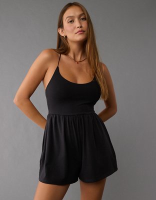 AE Strappy Knit Romper