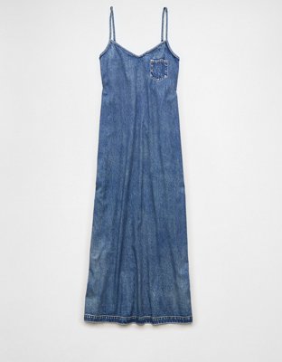 AE x Aerie DBL Take Slip Midi Dress