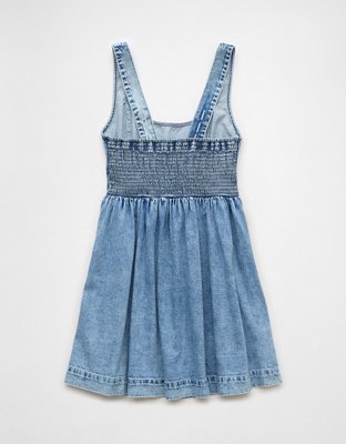 AE Denim Corset Mini Dress