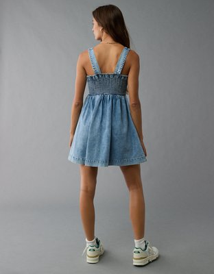 AE Denim Corset Mini Dress