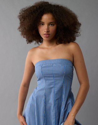 Женские платья American Eagle AE Poplin Tube Seamed Midi Dress — фото 2
