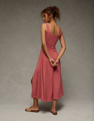 AE Scoop Neck Midi Dress