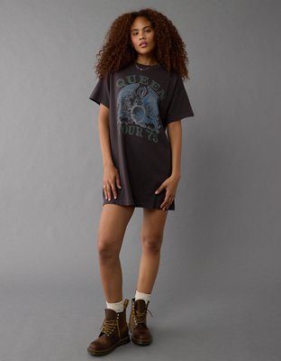 AE Queen Graphic T-Shirt Mini Dress