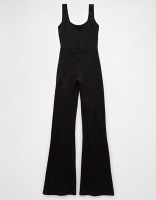 AE Scoop Neck Flare Leg Jumpsuit