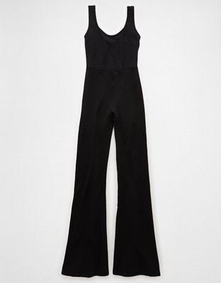 AE Scoop Neck Flare Leg Jumpsuit