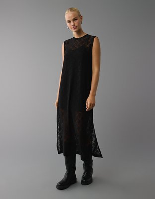 AE Lace T Shirt Midi Dress