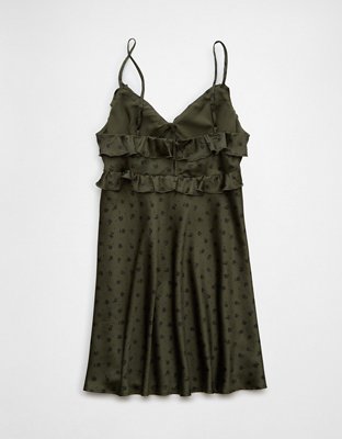 AE Ruffle Mini Slip Dress