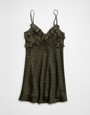 AE Ruffle Mini Slip Dress