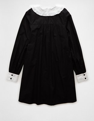 Женские платья American Eagle AE Long-Sleeve Collared Mini Dress — фото 4