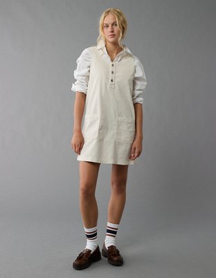 AE Vestido de Corderoy estilo Delantal