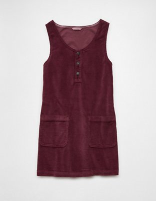 AE Corduroy Pinafore Mini Dress