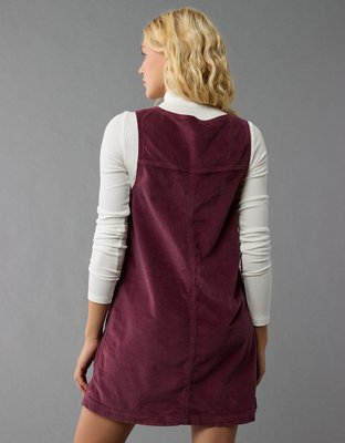 AE Corduroy Pinafore Mini Dress
